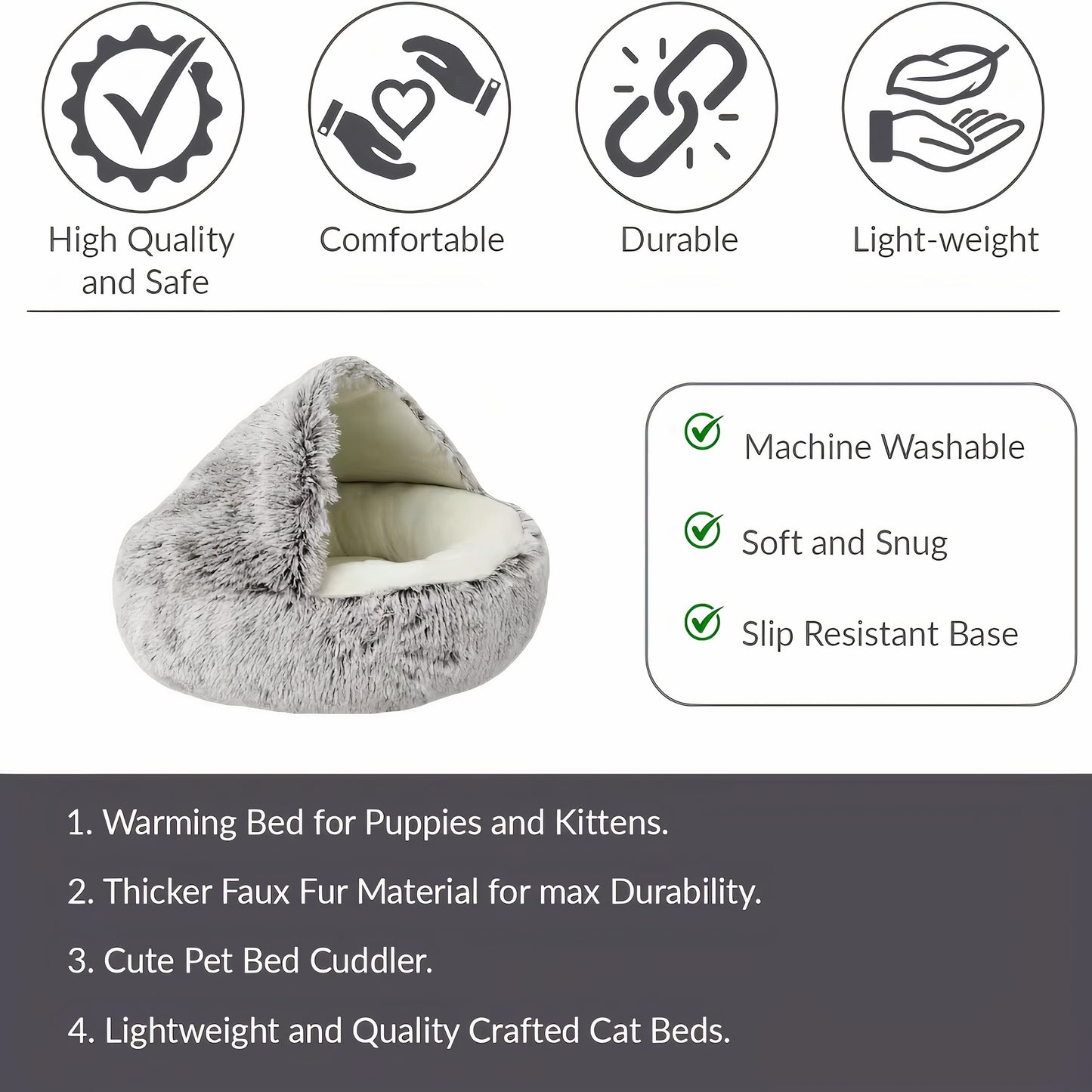 Cuddle Cove Pet Bed